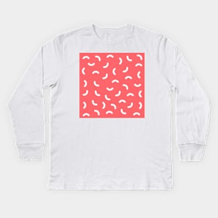 Coral lines Kids Long Sleeve T-Shirt